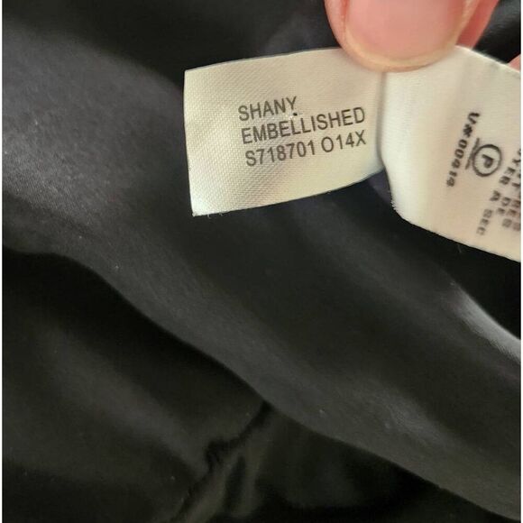 Diane Von Furstenberg Shany Embellished Silk Jumpsuit Size 12 - Picture 9 of 9